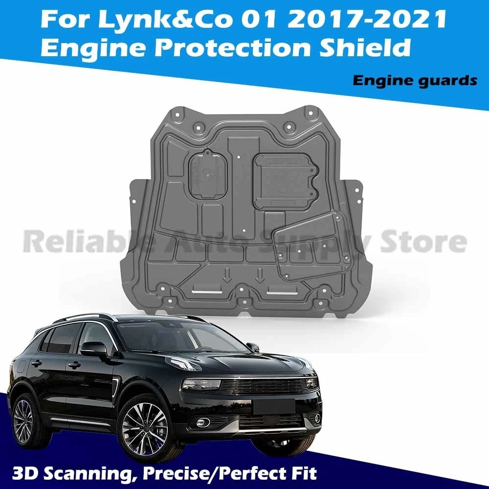 Easy Install 3D Printed Engine Protection Plate OEM Replacement Underbody Guard Precise Fit For Lynk&Co 01 2017-2021