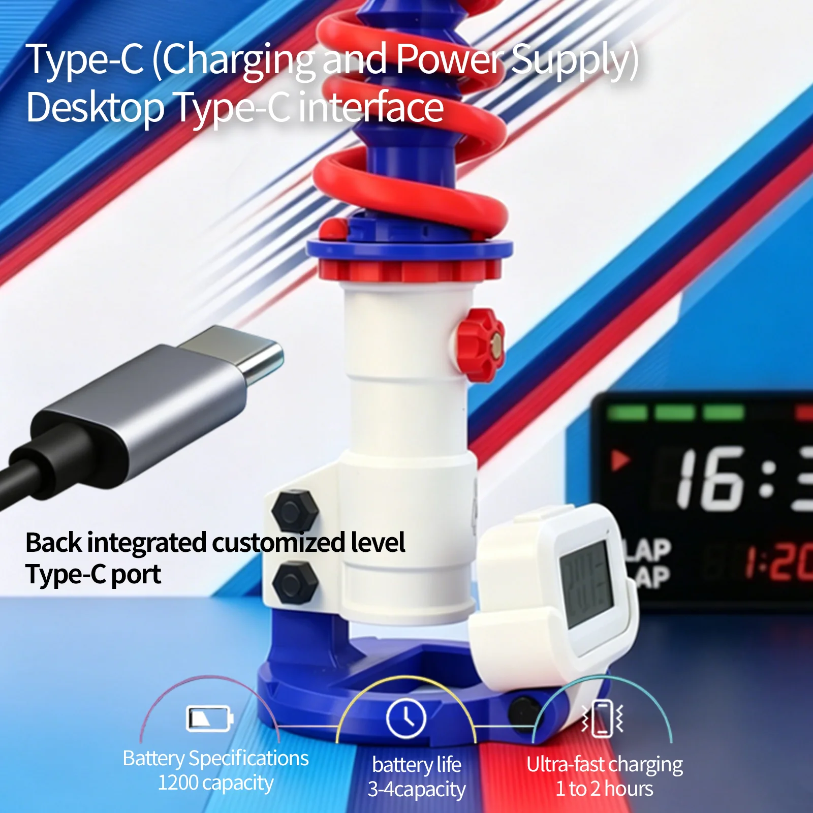 

For BMW 3D Printed Personalized Damper Desk Lamp Shock Absorber Ambient Light Gaming Room Decor Best Gift For Men