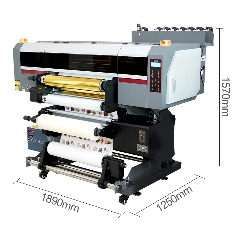 Double laminating machine UV DTF film printer 60cm A1 multi-function machine