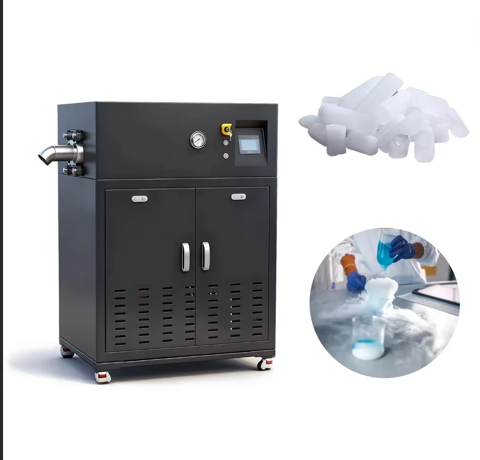Dry Ice Pellet Machine Small Dry Ice Making Machine Factory Supply Commercial Dry Flake Ice Making Machine