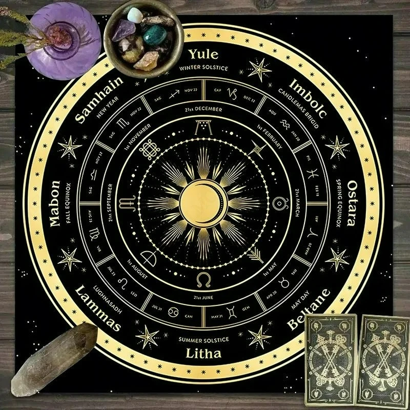 Zodiac Party Games - 1 قطعة مفرش المائدة بطاقة التارو