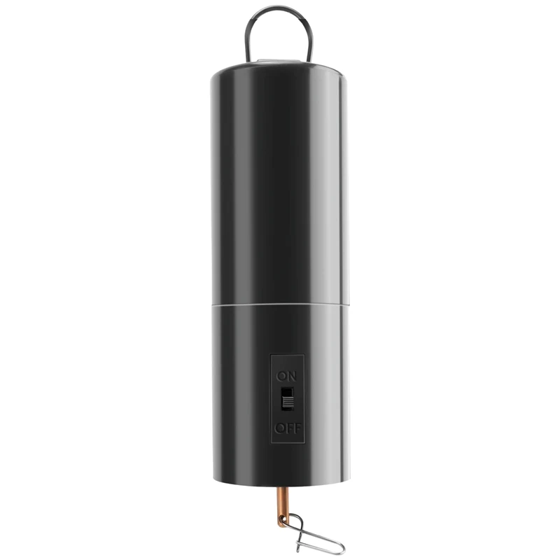 Hanging Black Rotating Motor For Spinner And Wind Chime Garden Decoration Accessories, Not Including Battery 1 Pack