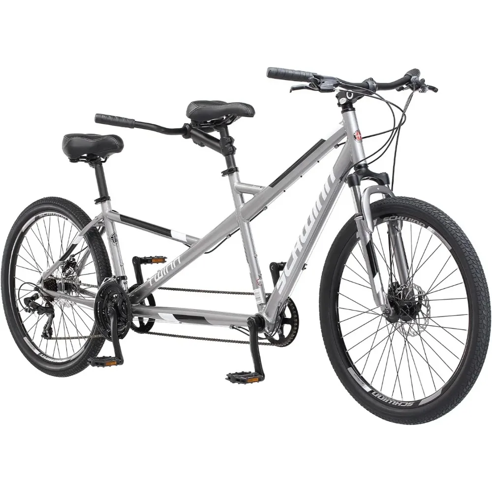 Twinn Classic Tandem Adult Beach Cruiser Bike, Double Seater, Low Step Medium Or Large Frames, 7 or 21-Speed, 650c Urban