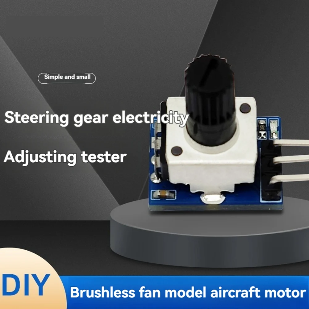 ABIY Small Servo Motor ESC Tester PWM Control Mini DIY Brushless Fan Model Aircraft Motor Speed Controller