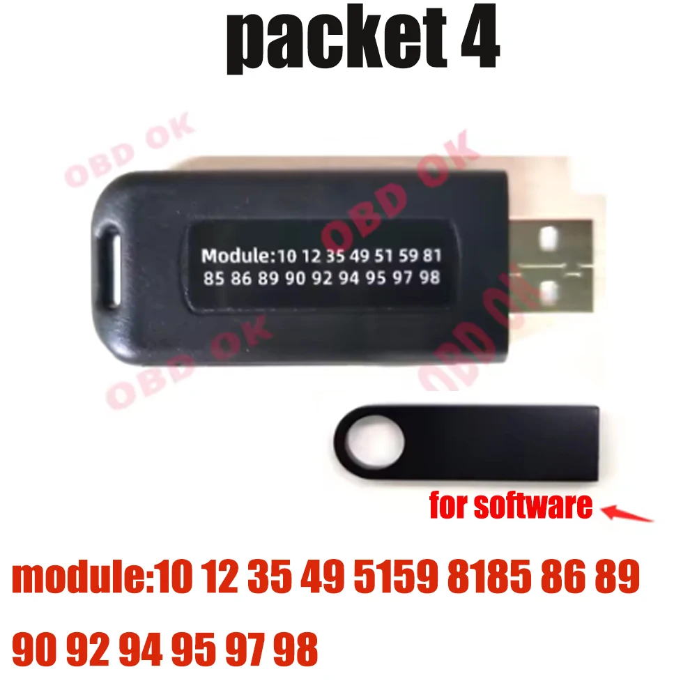Packet4 for J2354 Ecu Master Dongle V1.20 V1.21 Modules Work For Many ECU Programmer for PCM-master PCM Tool EEPROM FOR Master