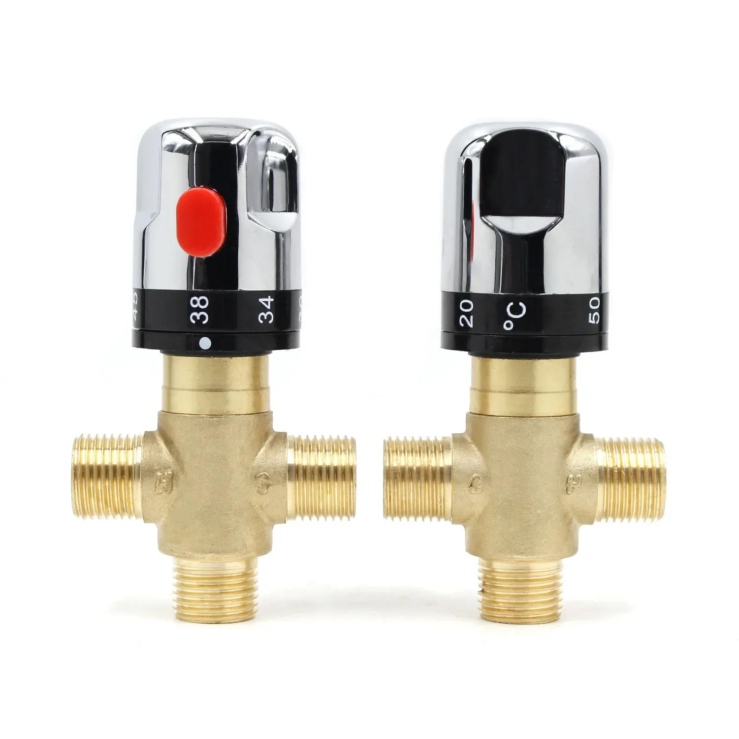 Thermostatic mixing valve, bathroom faucet, temperature controlled mixer valve, home mounted constant channel valve