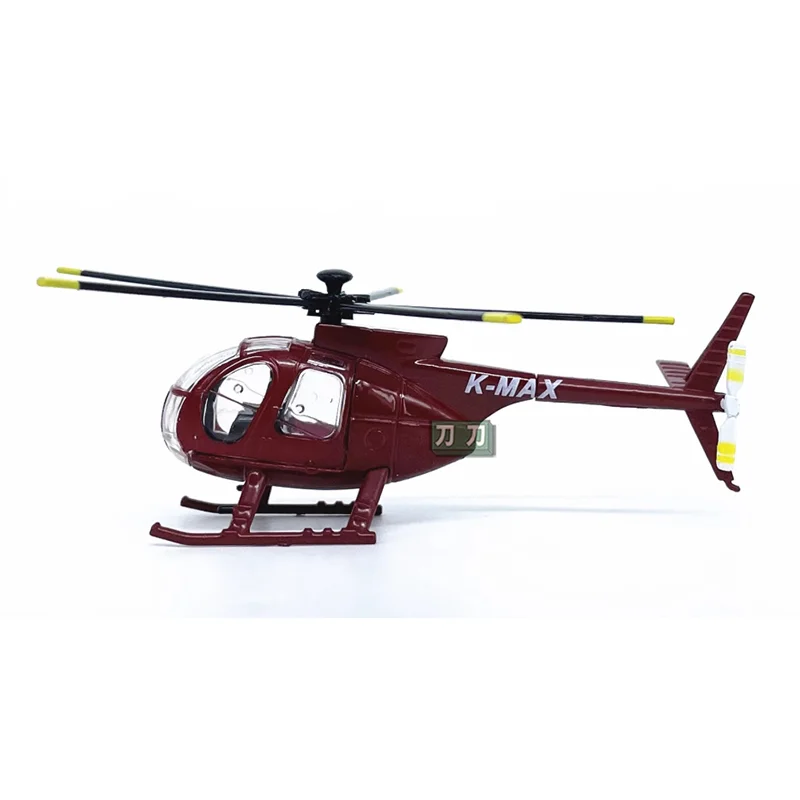

Diecast 1/100 Scale American OH-6 Helicopter Model Alloy Simulation Figice Toy Collection