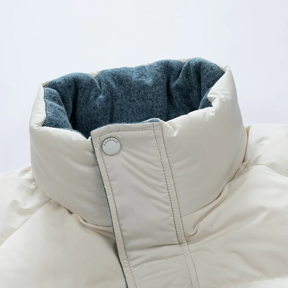 2025 New Down Jacket Men's Winter Short Thickened Jacket Fashionable High-end Coldproof Jacket