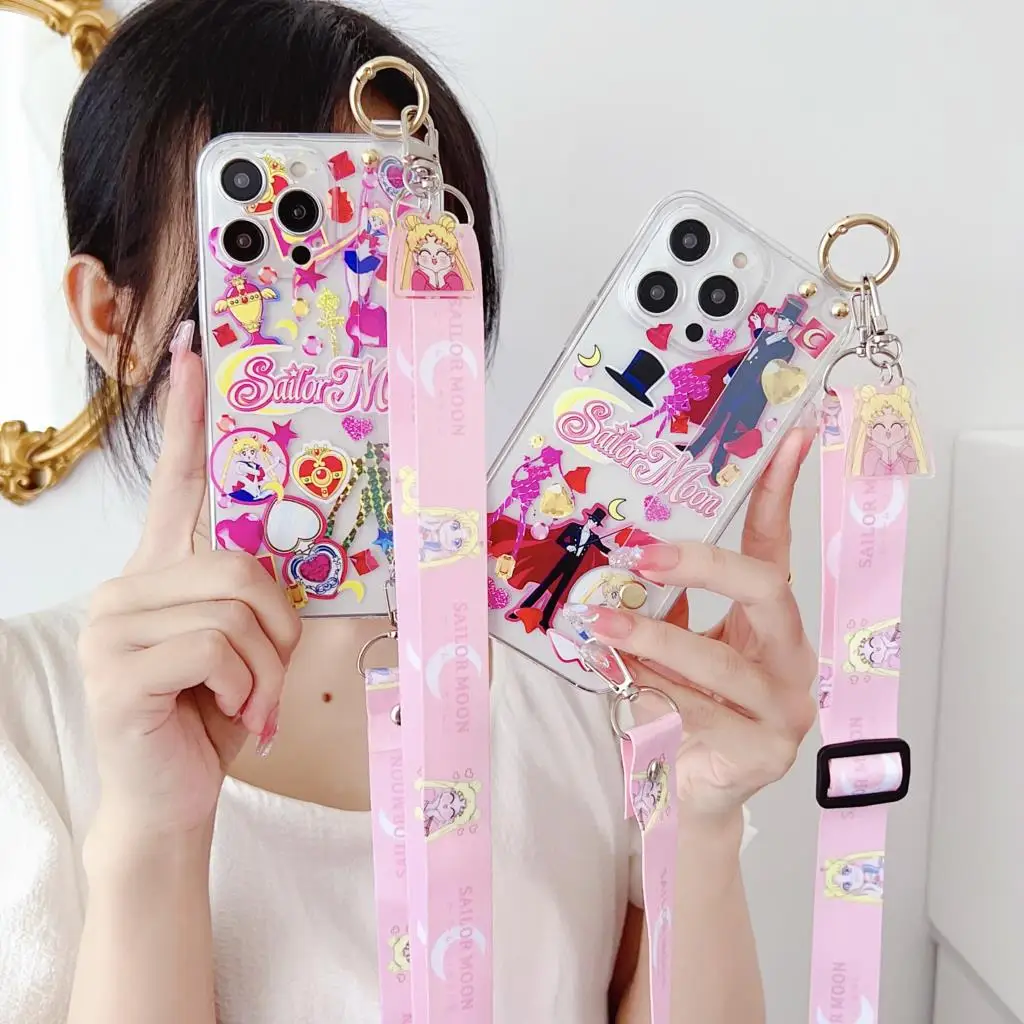 Чехол с ремешком на запястье для Huawei Honor 20 X20 X20SE 30 30i V20 30 X40 8x 9x X8 9x X9A 10 X10 V40 Play3 4 Pro