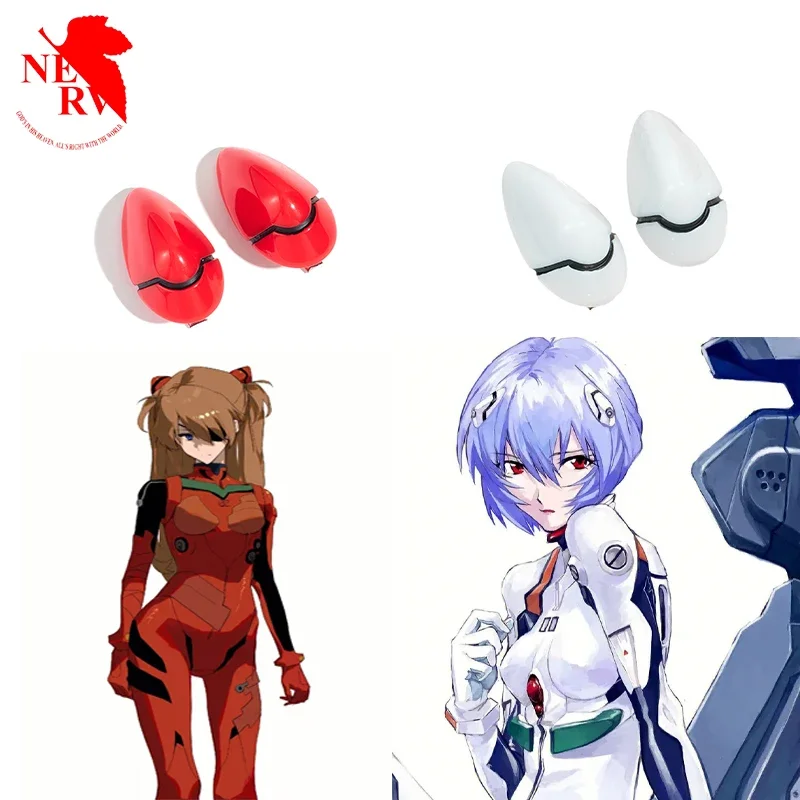 EVANGELION Rei Ayanami Hair Clips Anime Langley Soryu Cosplay Props Accessories Headgear Hair Birthday Party Costumes Props Gift