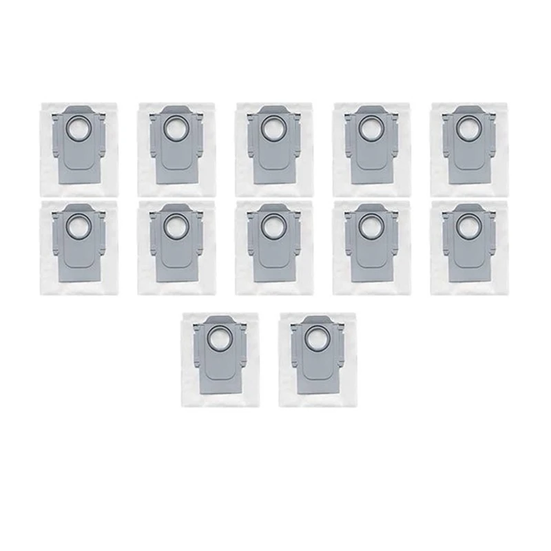 ABDJ-12PCS لـ Roborock Qrevo، Qrevo Pro، Qrevo S، Qrevo Maxv، Qrevo Master، P10، P10 Pro Robot Vacuum Parts كيس الغبار