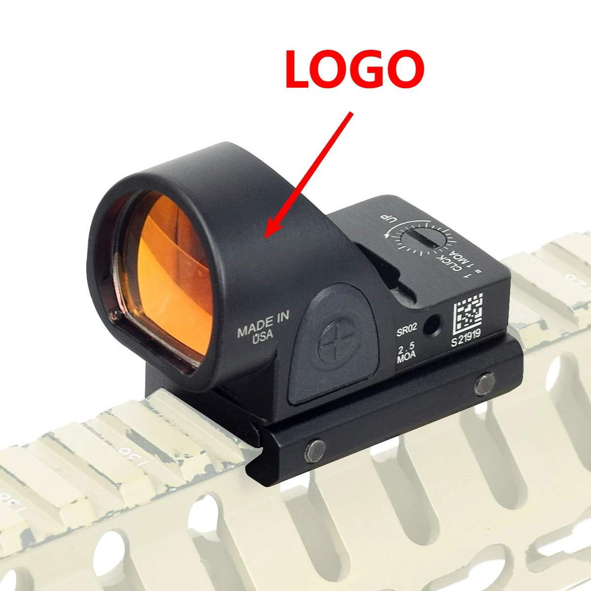 التكتيكية 20 مللي متر Riflescopes Mini RM SR MR ريد دوت نطاق البصر كوليماتور الادسنس مسدس بندقية الصيد البصريات مشاهد منعكس #3