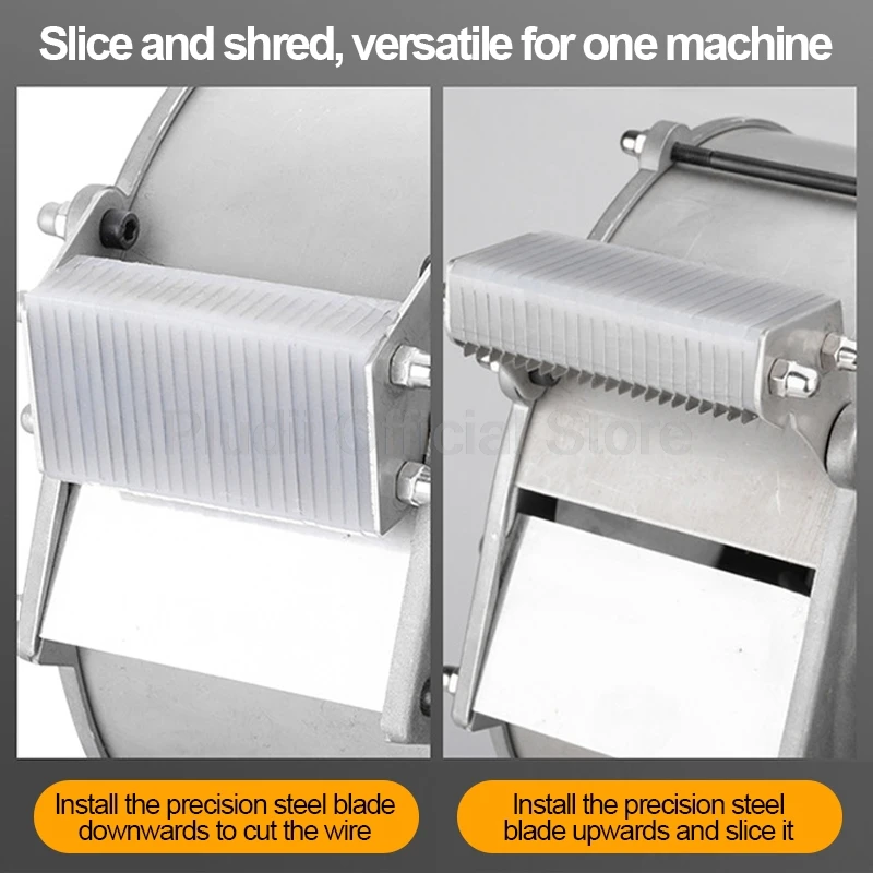 Electric Potato Slicer Automatic Slicer Multifunctional Stainless Shred Slicer Cutter Various Vegetables Slicing Grinder Machine