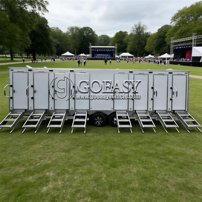 

Мобильный туалетный прицеп и передвижной туалетный фургон для мероприятий на открытом воздухе – портативные туалетные кабины для свадеб, фестивалей и кемпинга