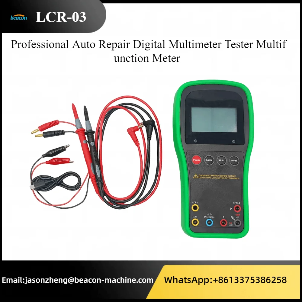 Lcr03 Professionele Auto Reparatie Digitale Multimeter Tester Multifunctionele Meter Voor Dc Weerstand Capaciteit En Inductie