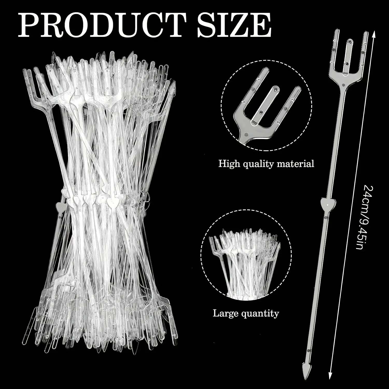 80pcs new design premium ppsu plastic flower card holders durable white bouquet sticks for weddings occasions perfect