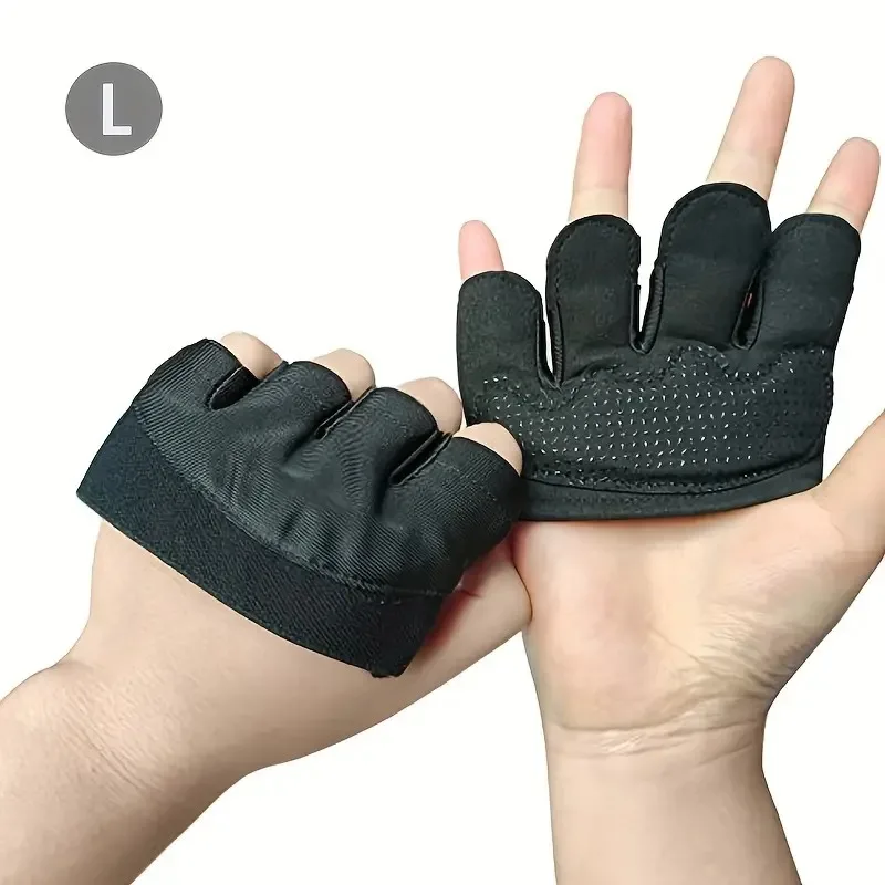 1 Pair Sweat Absorption Non-slip Fingerless Gloves for Men - Ideal for Outdoor Sports, Shooting, Hunting, Airsoft, and Cycling