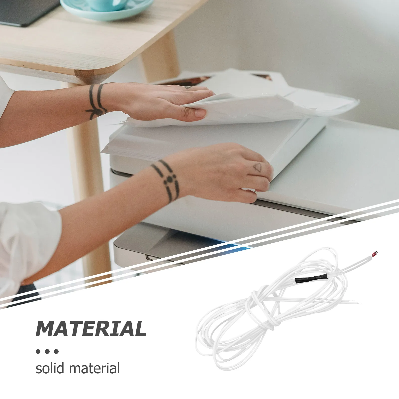 High Precision Probe Sensor Printer Temperature Sensors XH2.54 NTC100K Thermistor 3950 Probe Bed Hotend Replacement