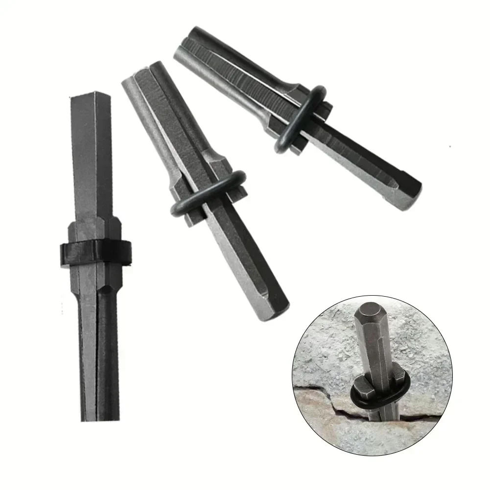 

3 шт., 16/18/23 мм, клинья для раскалывания камня, разделитель камня, сверхмощные инструменты для раскалывания камня, камня, гранита
