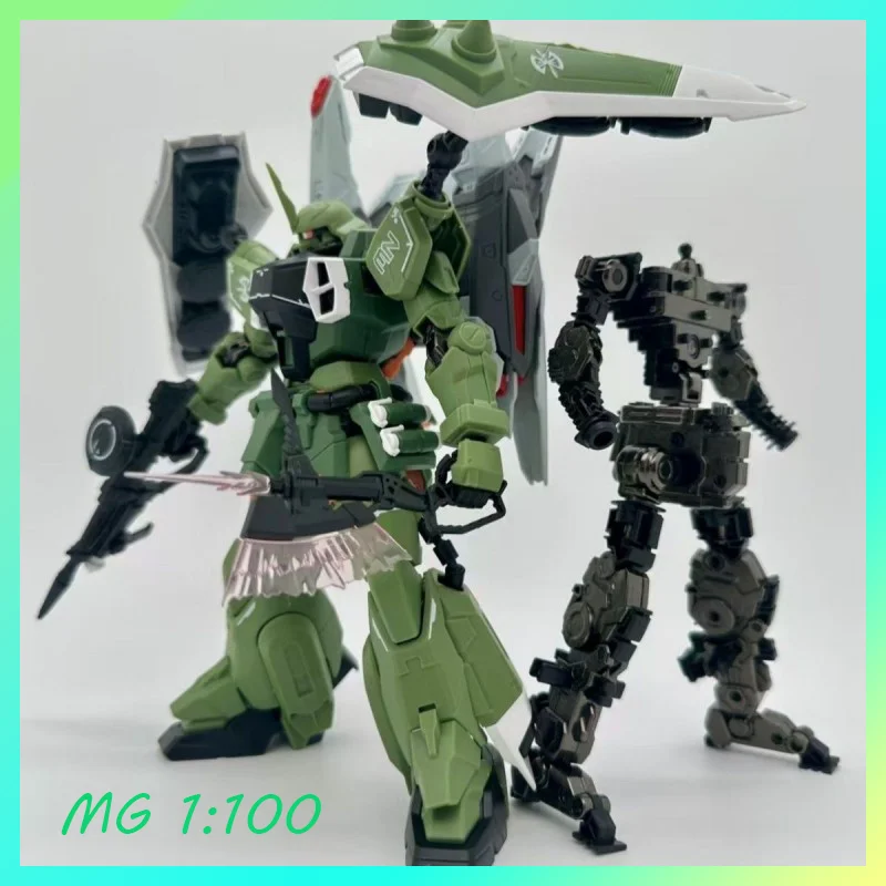 

XINGZAN model MG red and green Zagu with alloy skeleton 1:100 Assembly Model Kit Action Figure Doll Assembly Toy Gift Presale