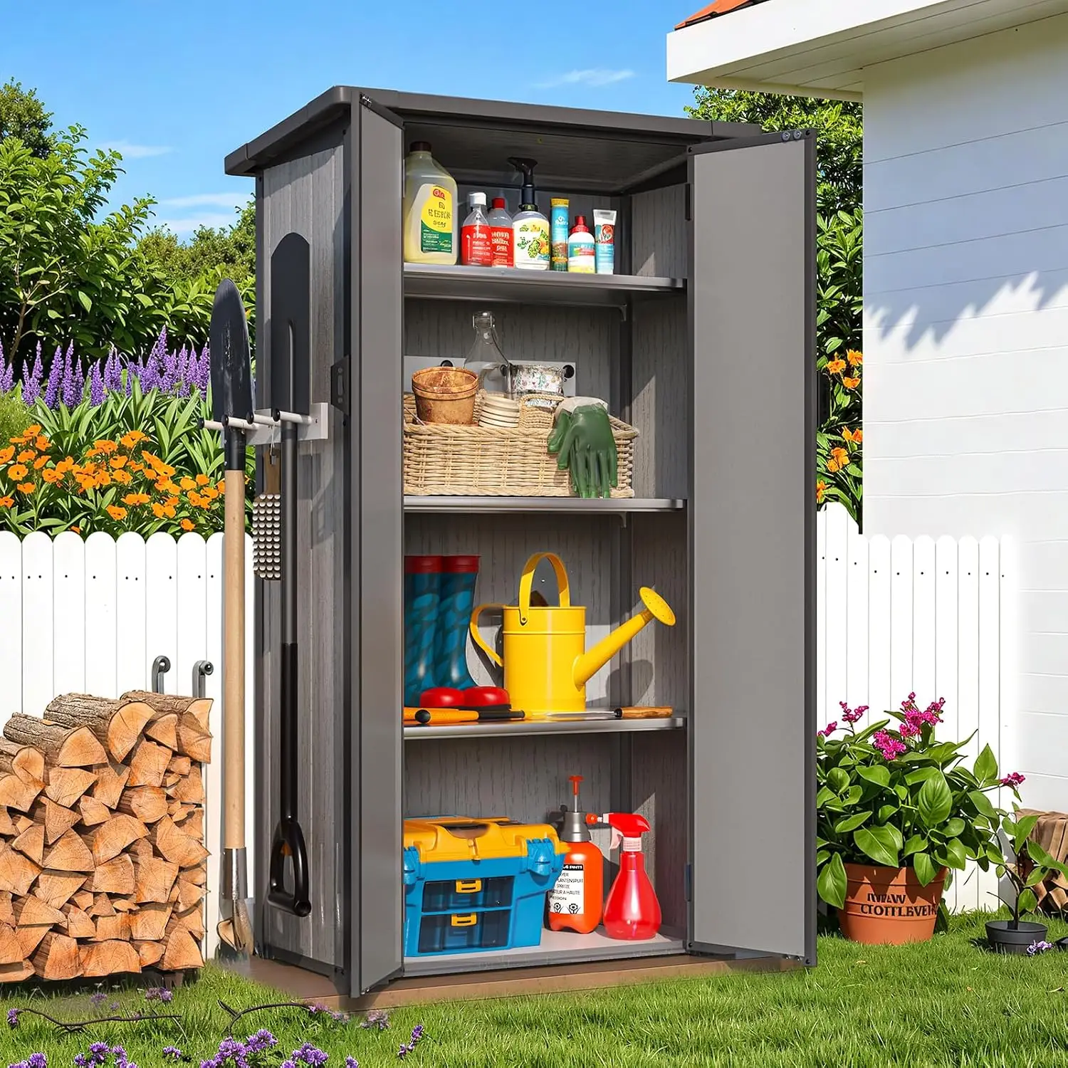 Resin Outdoor Storage Cabinet 70