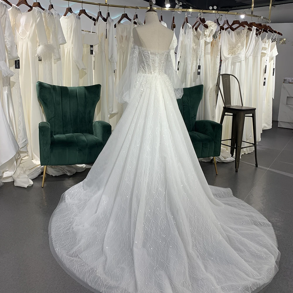 Luxus Scoop A-linie Organza Hochzeit Kleid Rock Angepasst Backless Und Zipper Braut Kleid Für Hochzeit vestidos novias boda