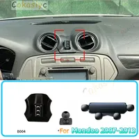 For Ford Mondeo Fusion MK4 2007-2013 Car Phone Holder With Base 1 Suit Horizontal Gravity GPS Mobile Bracket Stand Accessories