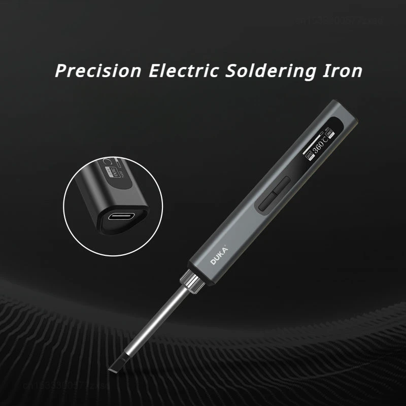 Xiaomi DUKA EI1 Smart Temperature Electric Soldering Iron Welding Solder Rework Station Heat Pencil Tips Solder Iron Home Tools