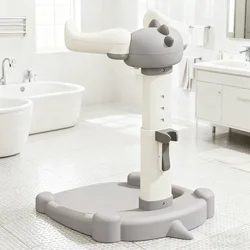 Baby standing bath for 6-24 months with adjustable height stand baby washing butt armrest stand baby standing bath table