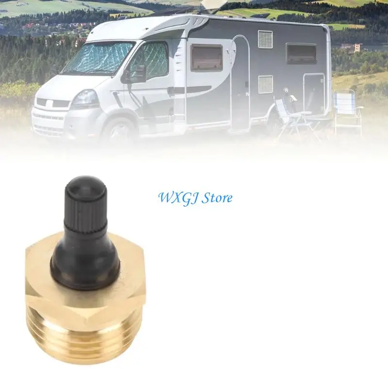 37JE 2pcs  RVs Blow Out Plug Adapter Make of Brass Reliably Guards Against Freezing and Bursting in Water Lines