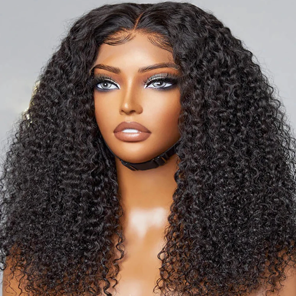 

250 Density Short Curly Bob Deep Water Wave Wigs 100% Human Hair 13x4 Transparent Lace Frontal Wig 5x5 Lace Front Wig 12 14 Inch