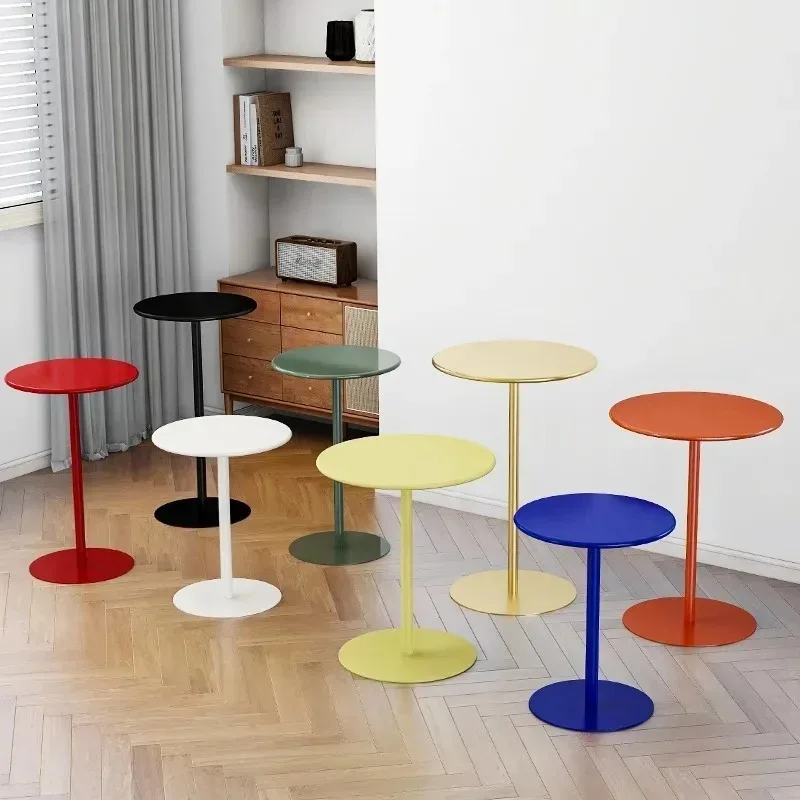 Durable Metal Sofa Side Table 40-60cm Modern Simple Coffee Table For Cafe Office Reception Living Room Furniture Coffee Tables