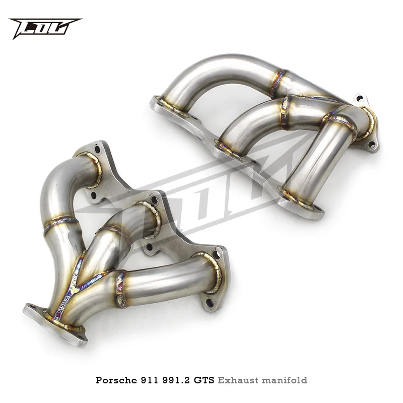 Boska Exhaust manifold For Porsche 911 991.2 GTS 2011-  High Performance Exhaust Pipe without catalyst