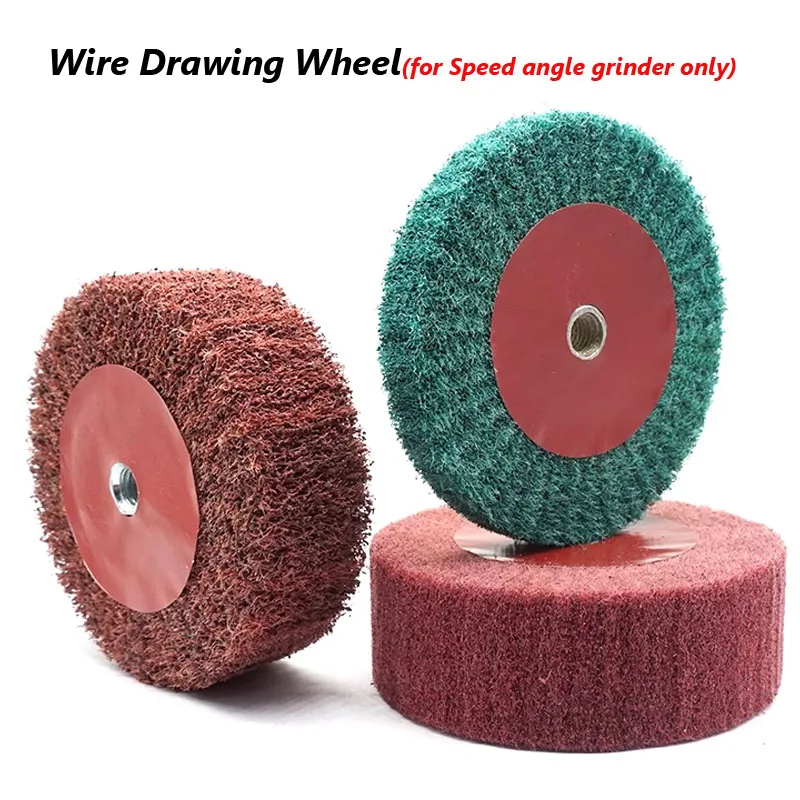 

Толщина 15/35 мм, волочильный круг для угловой шлифовальной машины, пластина из нержавеющей стали и чистящая подушечка, полировальный круг для удаления металлической ржавчины