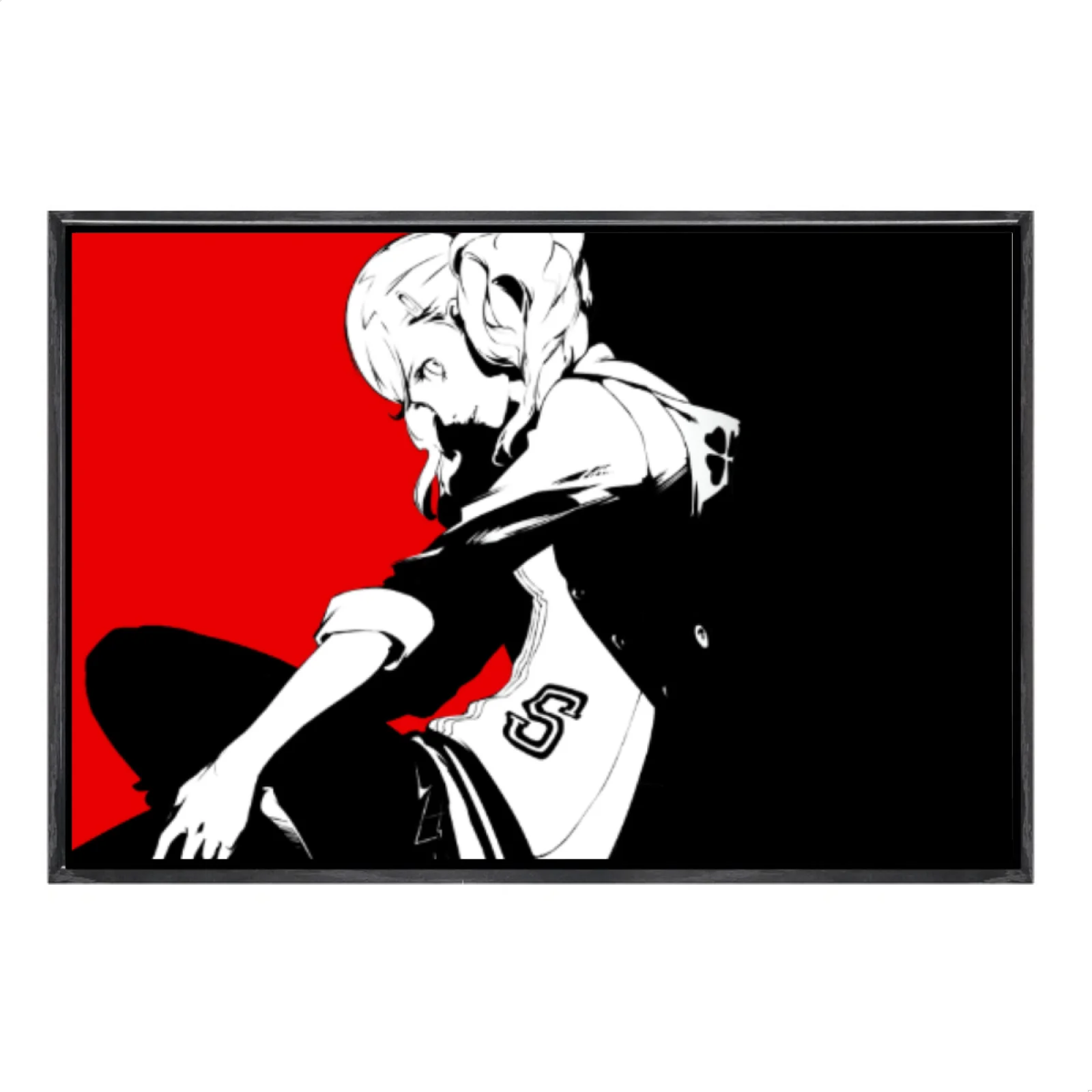 

Japanese Manga Multi-Size Canvas Poster Double Framed Wall Art,Dark Souls Home Decor for Living Room Bedroom