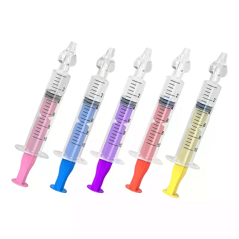 Baby Syringe Silicone Nasal Aspirator Newborn Nasal Aspirator Kids Rhinitis Nasal Washer Children Clean Nose Needle Tube Tool