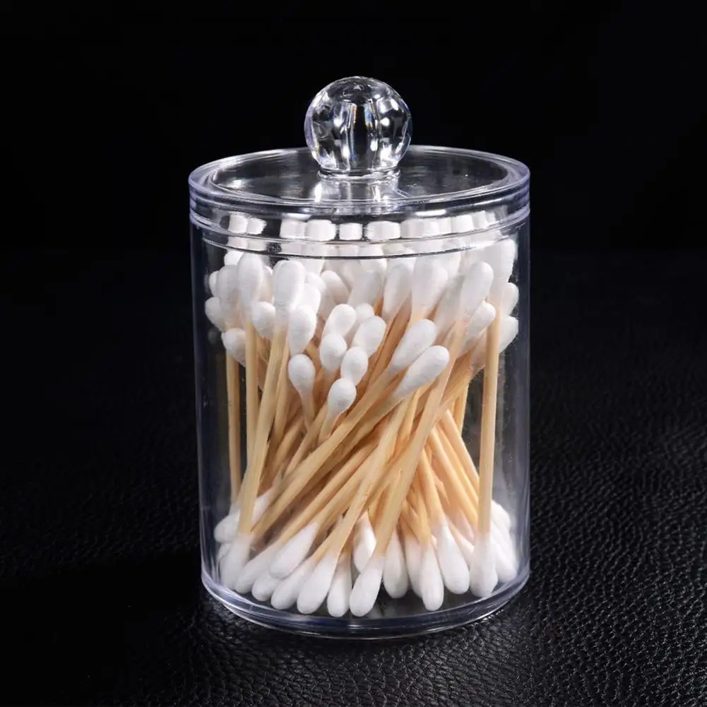 Cotton Pad Organizer Storage Box Swabs Container Water-proof Multi-function Acrylic Space-saving Cotton for Home