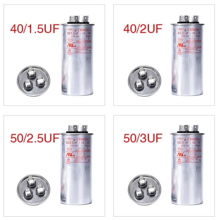 Cbb65 25 + 2uf 450v capacitor condicionador de ar
