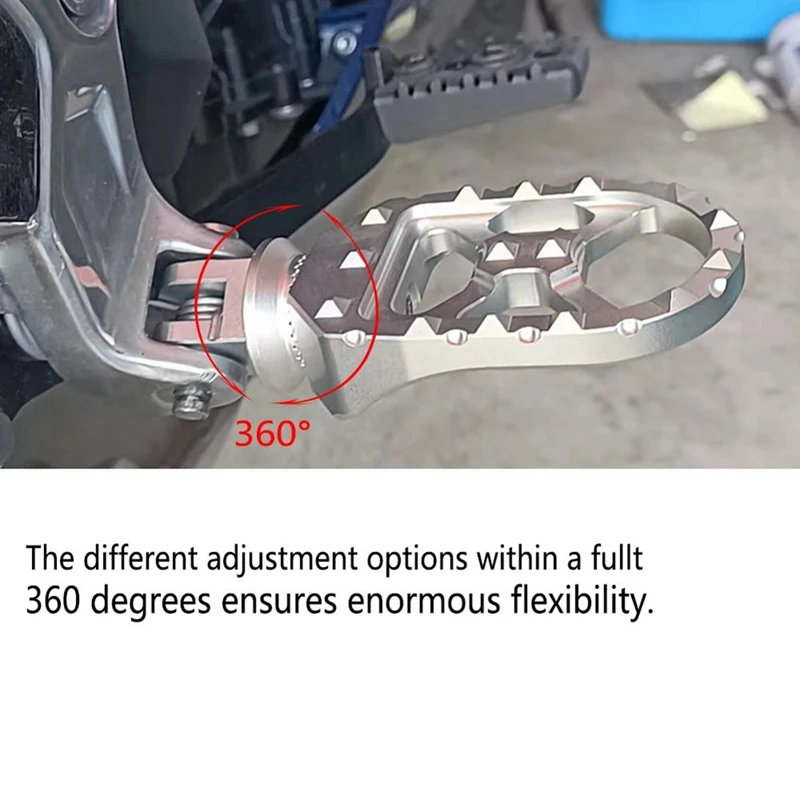 Motorcycle Adjustable Front Footrest Rear Footrest Rotatable Foot Rest Footpeg For Ducati Scrambler 400 800 1100