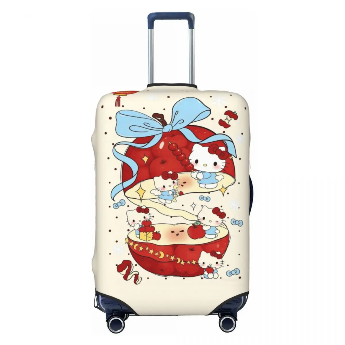 

Custom Cat-Cartoon Suitcase Cover Dust Proof Anime Cartoon Travel Luggage Covers for 18-32 inch