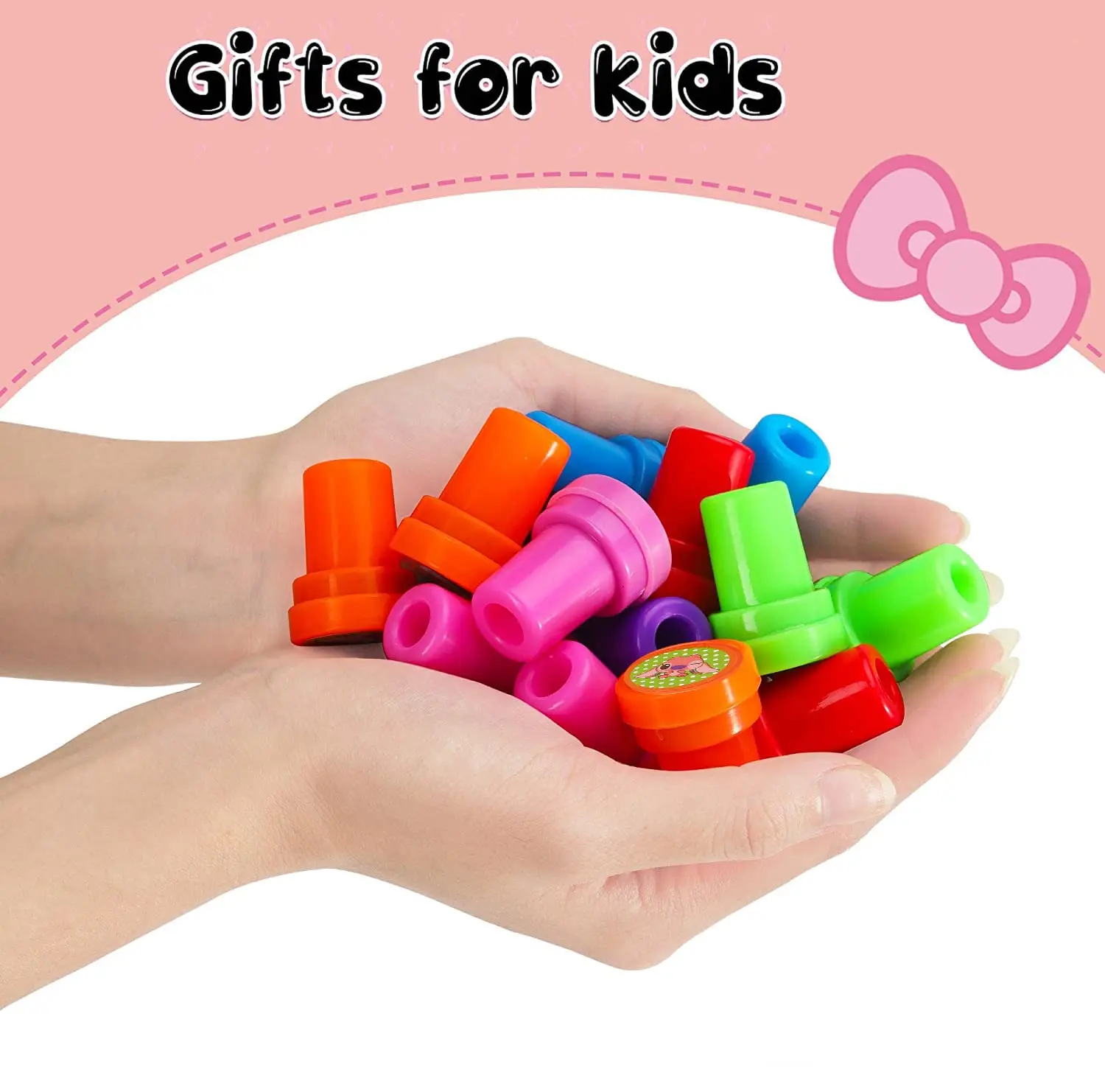 12Pcs Cartoon Lilo Stitch Party Favors Stampers Classroom Rewards Prizes Goody Bag Stuff for Boys Girls Birthday Party Gifts