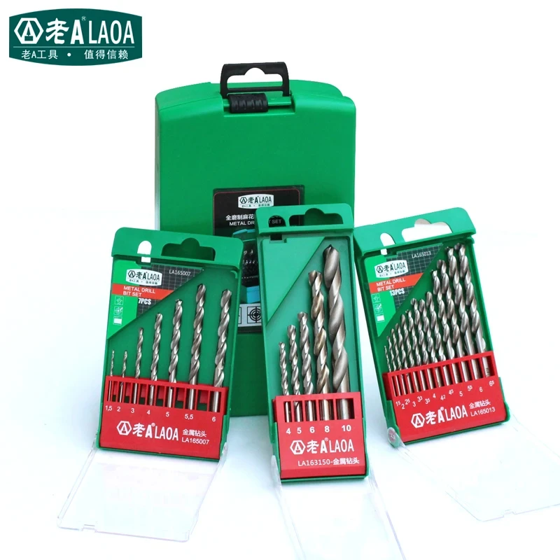 LAOA Metal Drilling Sets 7524 High Speed Steel Electric Drill Multi-function Electric Bit