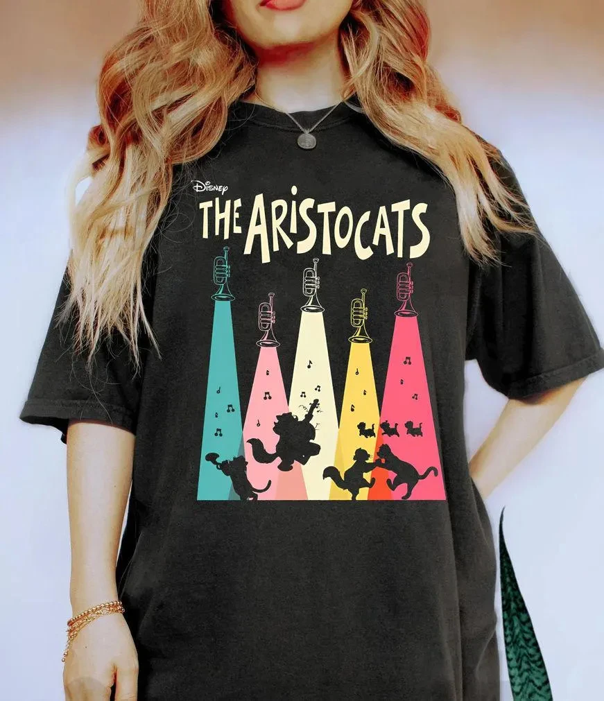 

Vintage Disney "A Cat's Adventure" T-shirt "Everybody Wants to Be a Cat" T-shirt hilarious "O'Malley and the Alley Cats" T-shirt