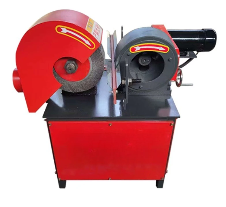 

Automatic Round Tube Polishing Machine Industrial Outer Surface Derusting Tool For Oxide Removal And Edge Trimming