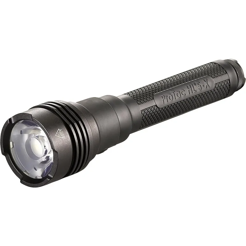 Streamlight 88081 ProTac HL 5-X USB 3500-Lumen Rechargeable Flashlight With 2 SL-B26 Battery Pack,Dual USB Cord and WristLanyard