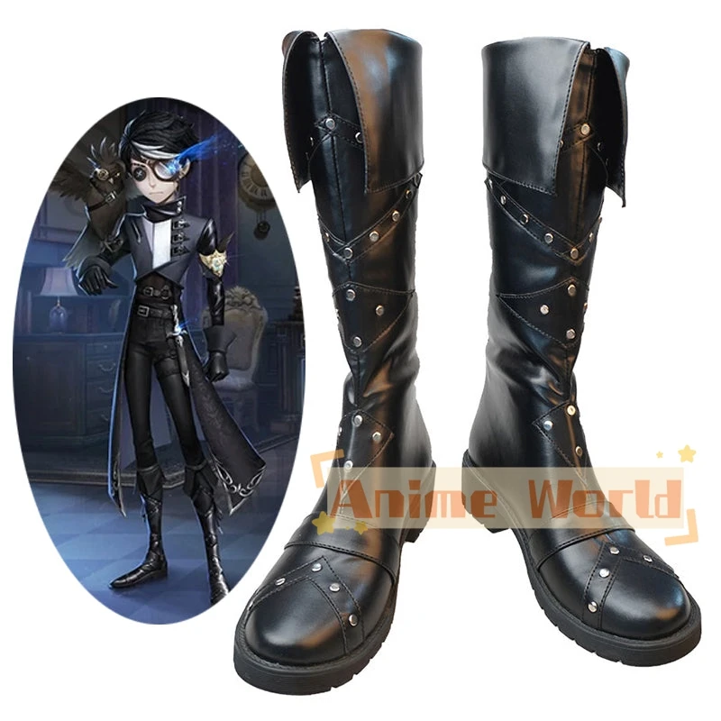 

Identity V Noir Seer Eli Clark Shoes Cosplay Boots Halloween Carnival Boots Custom Made