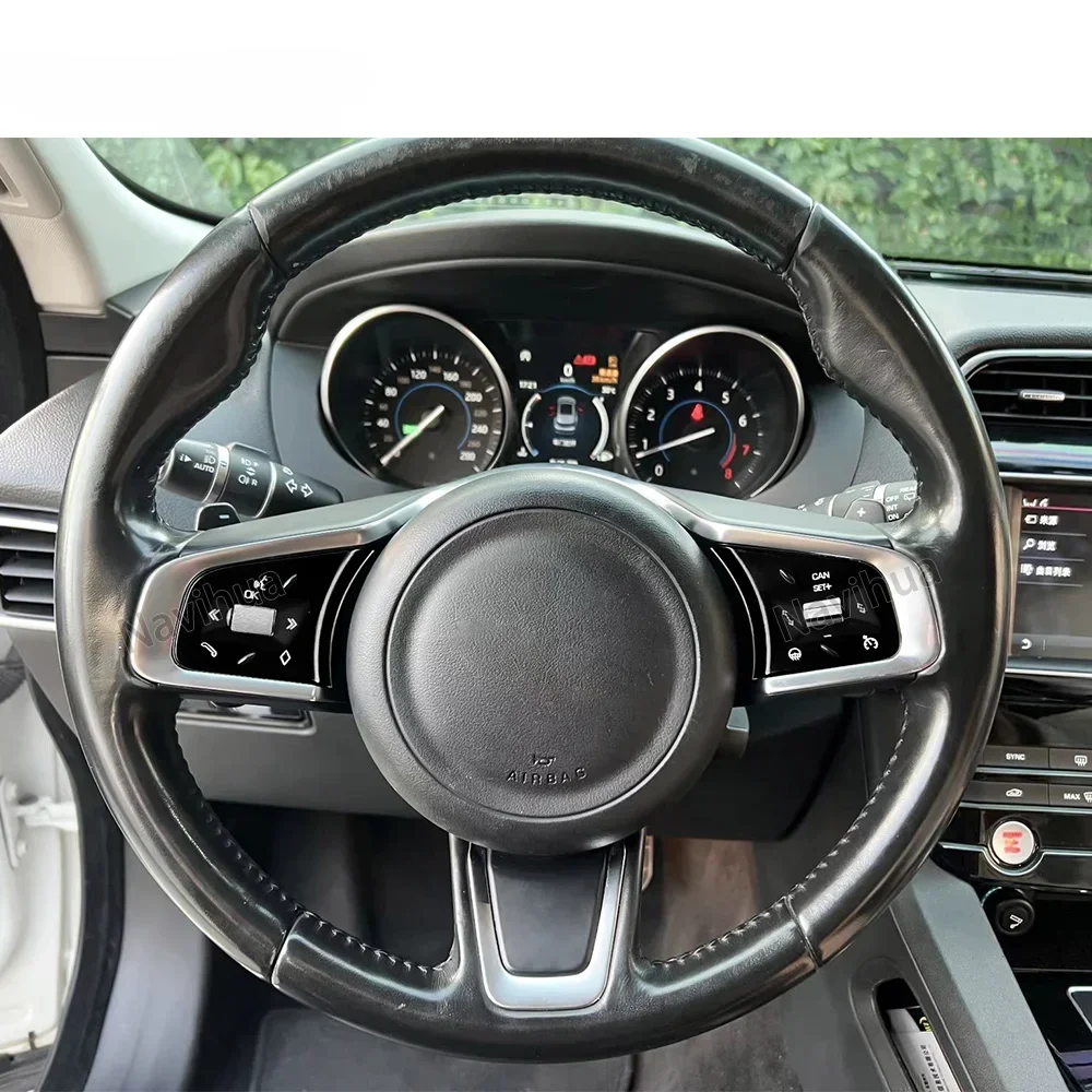 

New Update Car Steering Wheel Switch Touch Buttons for Jaguar XE XF F-pace Autos Spare Parts Accessories Wheel Switch