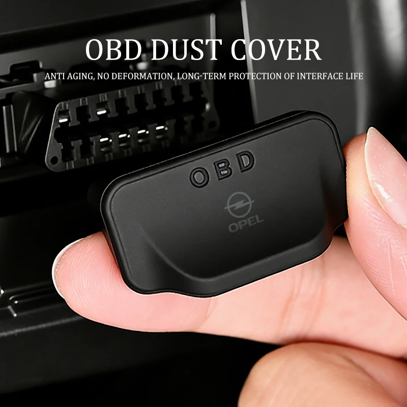 Car OBD Interface Protective Cover Silicone Dust Covers Interior Trim Accessories For Opel Astra G H J K F Corsa D Zafira B