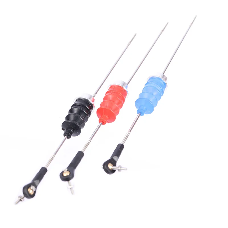 RC ボート M2 ボールヘッドタイロッドエンド + ゴムベローズラジオボックスシール + サーボプッシュプルロッド (長さ 100 〜 300 ミリメートル) RC ボート用