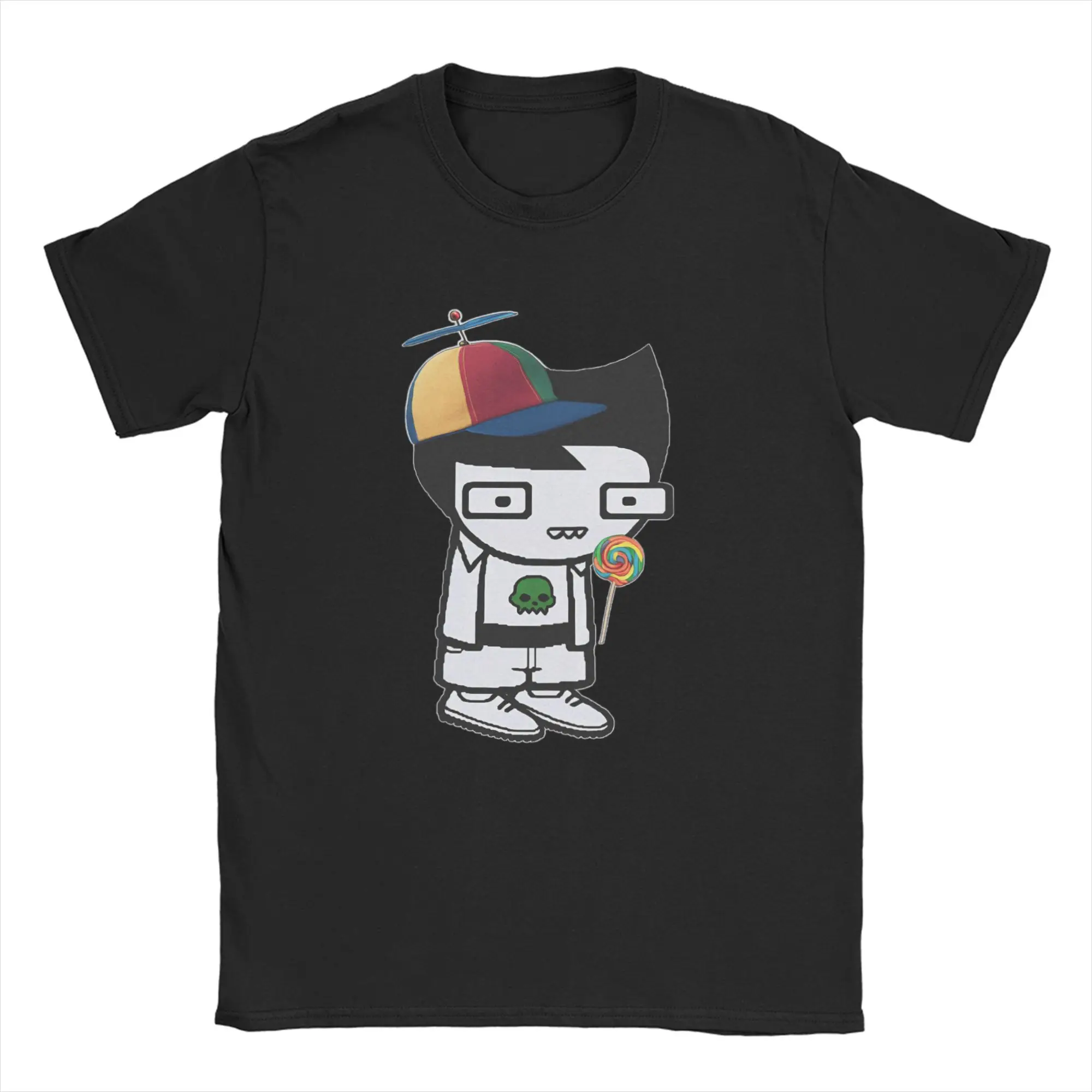 تي شيرت رجالي Say Gex Guys H-Homestucks تي شيرت عتيق بأكمام قصيرة وياقة مستديرة تي شيرت 100% قطن ملابس للكبار